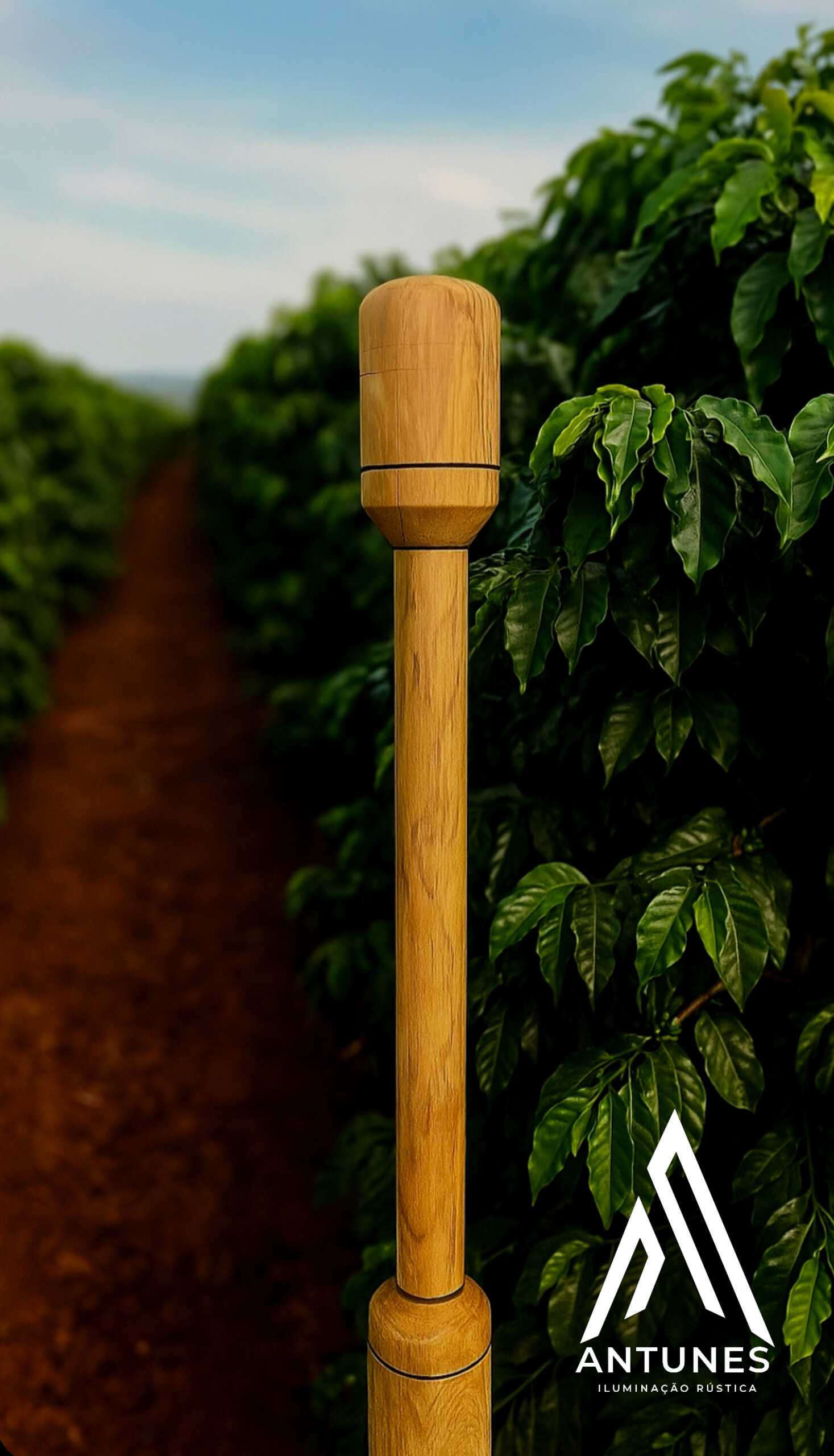 Mão de Pilão em Madeira Maciça 80cm – Torneada à Mão com Acabamento Fino | Antunes Móveis Rústico - Imagem 10